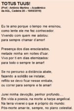 TOTUS TUUS - POESIA